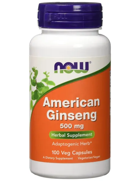 American Ginseng 500mg de NOW Foods | Body Nutrition (FR)