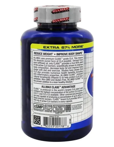 BodyNutrition | CLA 95 (150 softgels) AllMax Nutrition