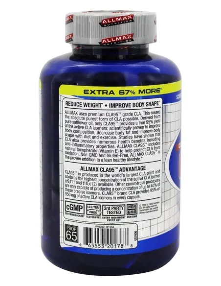 BodyNutrition | CLA 95 (150 softgels) AllMax Nutrition