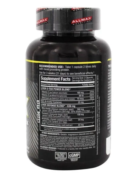 BodyNutrition | Liver D-Tox 42 caps AllMax Nutrition
