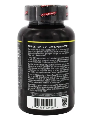 AllMax Nutrition Liver D-Tox 42 caps | Body Nutrition (ES)