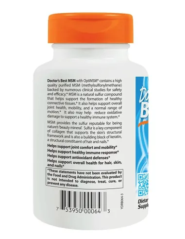 BodyNutrition | Best MSM 1000mg 180 caps Doctor's Best