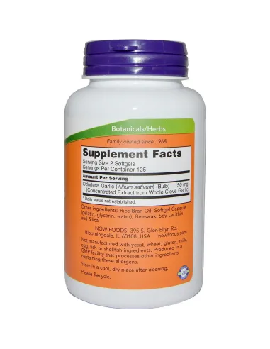 BodyNutrition | Odorless Garlic NOW Foods