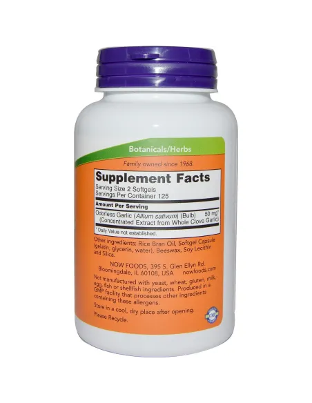 BodyNutrition | Odorless Garlic NOW Foods