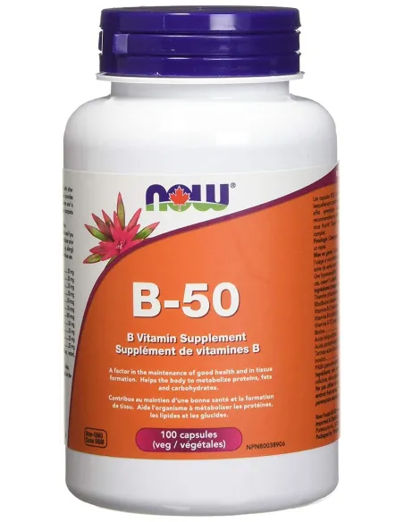 NOW Foods Vitamin B-50 | Body Nutrition (ES)