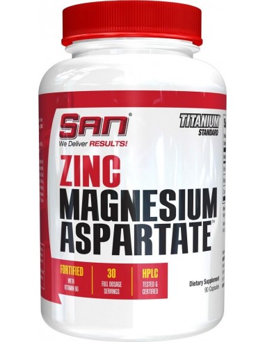 Zinc Magnesium Aspartate - 90 caps San