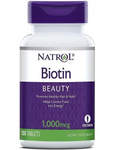 Biotin 1000mcg 100 tabs von Natrol | Body Nutrition (DE)