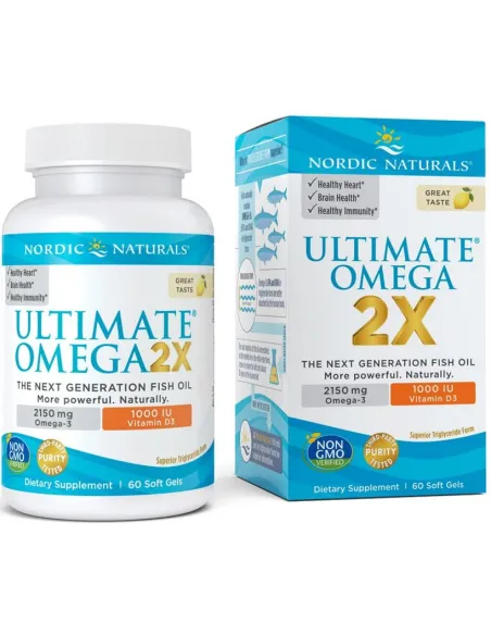 BodyNutrition | Ultimate Omega 2X with Vitamin D3 2150mg Nordic Naturals