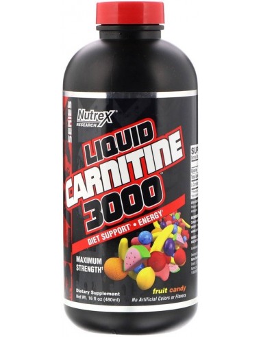 Liquid Carnitine 3000 de Nutrex Research - BodyNutrition
