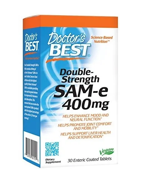 BodyNutrition | SAM-e 400mg Double-Strength (60 tablets) Doctor's Best