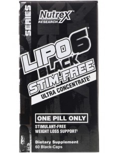 Nutrex Research Lipo-6 Black Ultra Concentrate Stim-Free | Body Nutrition (ES)