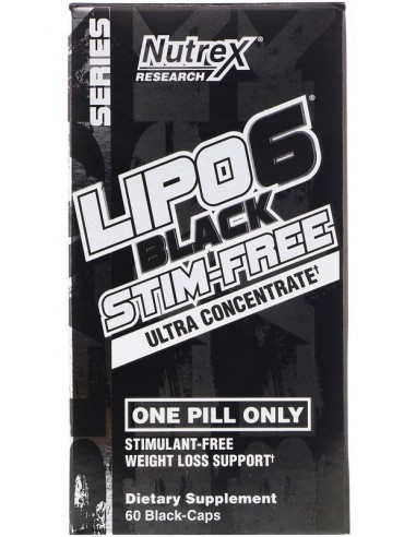 Lipo-6 Black Ultra Concentrate Stim-Free Nutrex Research
