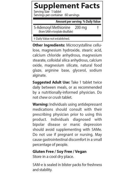 BodyNutrition | SAM-e 200mg Doctor's Best