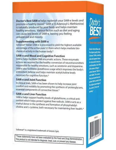 BodyNutrition | SAM-e 200mg Doctor's Best