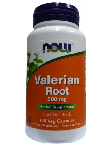 Valerian Root 500mg by NOW Foods - BodyNutrition