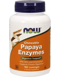 BodyNutrition | Papaya Enzyme Chewable NOW Foods