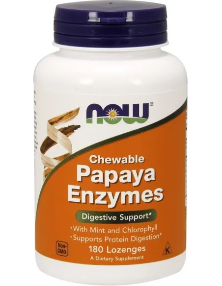 BodyNutrition | Papaya Enzyme Chewable NOW Foods