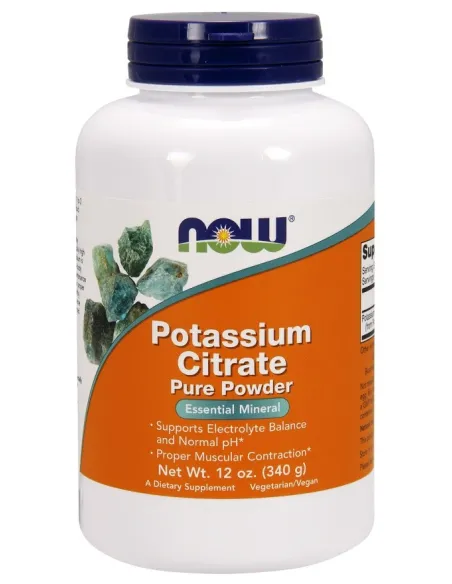 NOW Foods Potassium Citrate Pure Powder | Body Nutrition (ES)