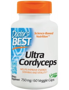 Ultra Cordyceps 750mg de Doctor's Best | Body Nutrition (FR)