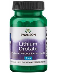 Lithium Orotate 5mg de Swanson | Body Nutrition (FR)