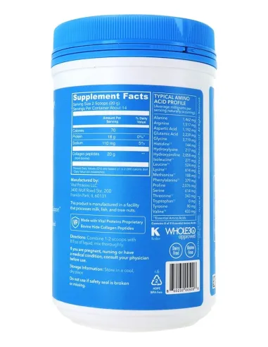 Collagen Peptides (284g) by Vital Proteins | Body Nutrition (EN)