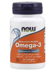 BodyNutrition | Omega-3 Molecularly Distilled NOW Foods
