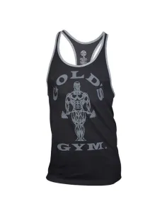 Gold's Gym Muscle Joe Contrast Stringer Black/Grey | Body Nutrition (ES)