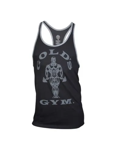 Muscle Joe Contrast Stringer Black/Grey von Gold's Gym | Body Nutrition (DE)