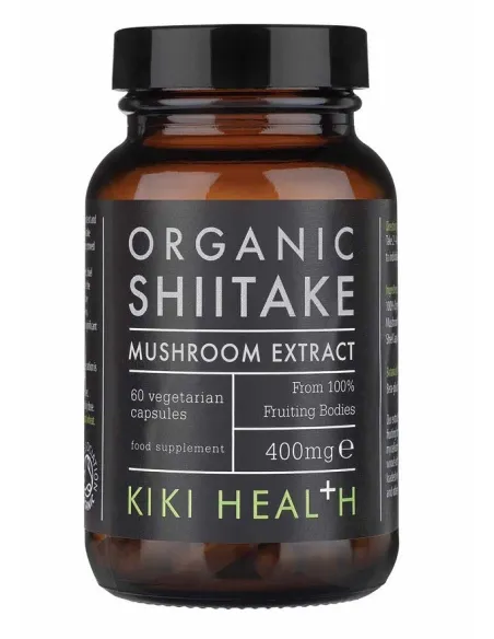 KIKI Health Extracto de Shiitake Orgánico 400mg | Body Nutrition (ES)