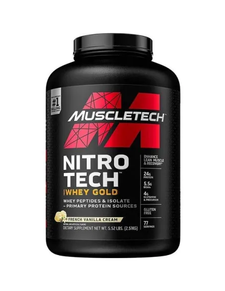 Nitro-Tech 100% Whey Gold (2510g) de Muscletech | Body Nutrition (FR)