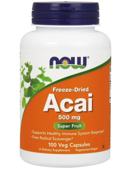 NOW Foods Acai 500mg | Body Nutrition (ES)