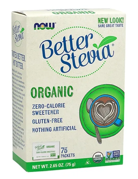 Better Stevia Packets de NOW Foods | Body Nutrition (FR)