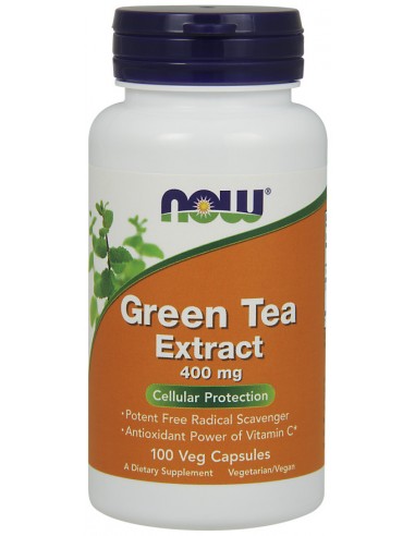 Green Tea Extract 400mg de NOW Foods | Body Nutrition (FR)