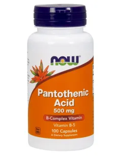 Pantothenic Acid 500mg de NOW Foods | Body Nutrition (FR)