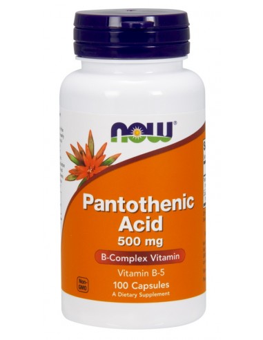 Pantothenic Acid 500mg von NOW Foods | Body Nutrition (DE)