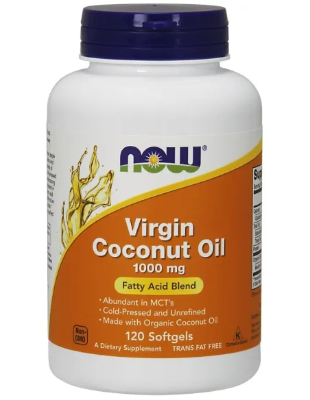 BodyNutrition | Virgin Coconut Oil 1000mg NOW Foods
