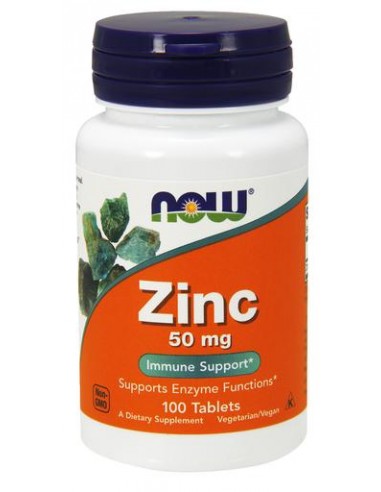 NOW Foods Zinc 50mg | Body Nutrition (ES)
