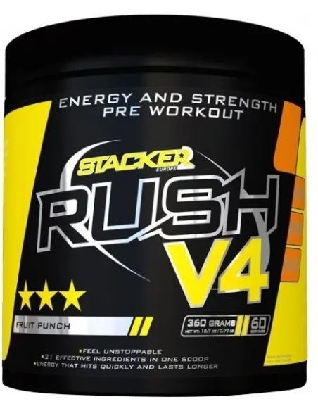 Rush v4 (360g) von Stacker2 Europe | Body Nutrition (DE)