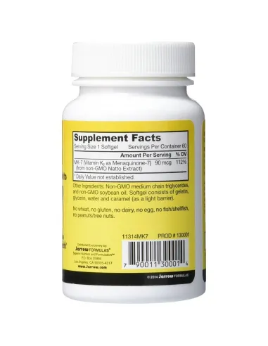 BodyNutrition | Vitamina K2 MK-7 (30 softgels) Jarrow Formulas