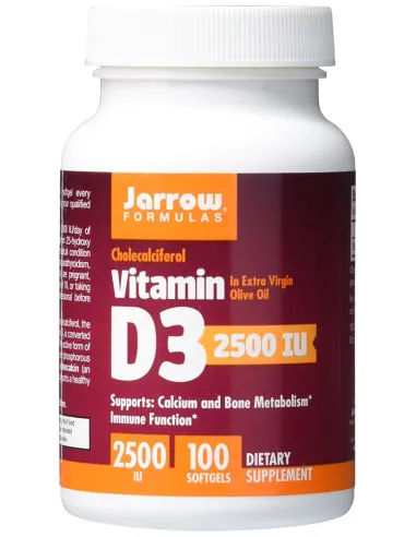 BodyNutrition | Vitamina D3 (5000 IU 100 softgels) Jarrow Formulas