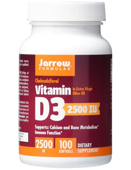 Jarrow Formulas Vitamina D3 (1000 IU 200 softgels) | Body Nutrition (ES)