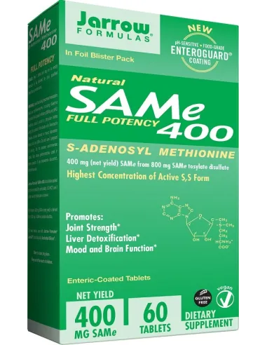 Jarrow Formulas SAMe 400 (60 tabs) | Body Nutrition (ES)