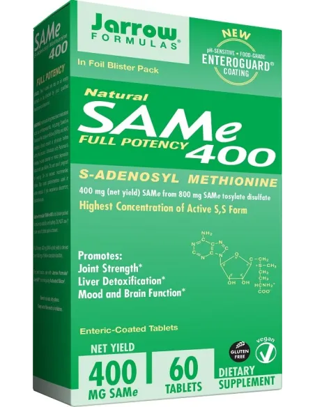 Jarrow Formulas SAMe 400 (60 tabs) | Body Nutrition (ES)