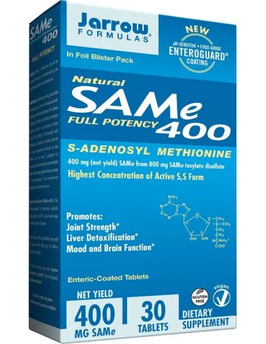 Jarrow Formulas SAMe 400 (60 tabs) | Body Nutrition (ES)