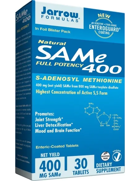 Jarrow Formulas SAMe 400 (60 tabs) | Body Nutrition (ES)