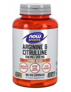 Arginine & Citrulline de NOW Foods | Body Nutrition (FR)