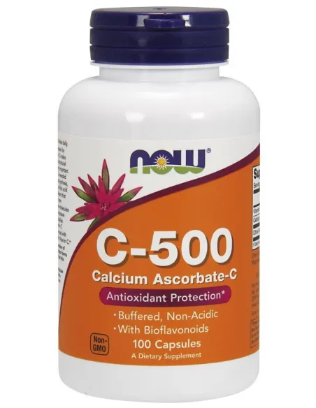 C-500 Calcium Ascorbate by NOW Foods | Body Nutrition (EN)