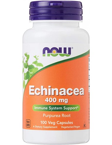 Echinacea 400mg de NOW Foods | Body Nutrition (FR)