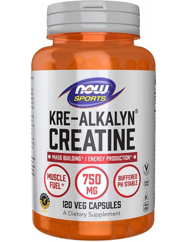Kre-Alkalyn Creatine by NOW Foods - BodyNutrition