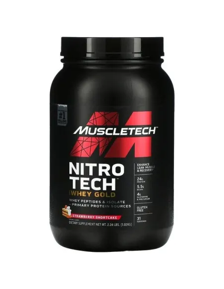 BodyNutrition | Nitro-Tech 100% Whey Gold (1020g) Muscletech